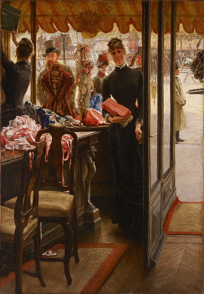 James Tissot - La commessa, 1883, Art Gallery of Ontario, Toronto